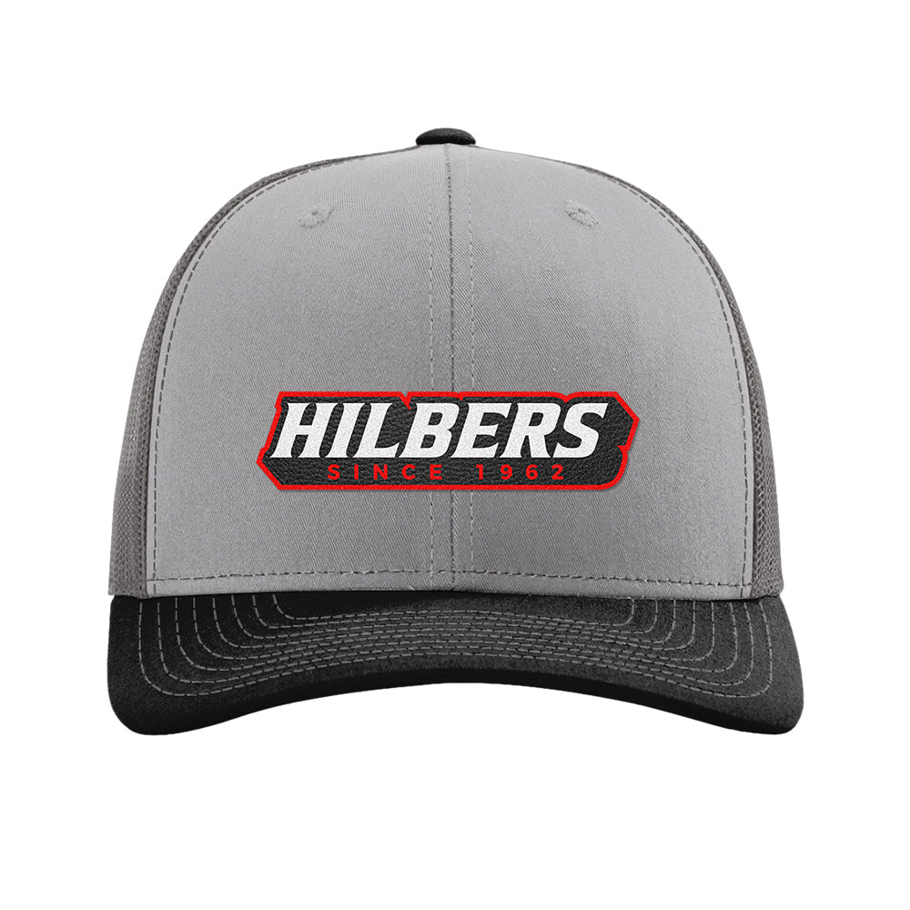 Hilbers Patch Grey/Charcoal/Black Trucker Hat - OSFM - 112