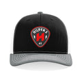 Hilbers Guitar Pick Patch Black/White/Heather Grey  Trucker Hat - OSFM - 112