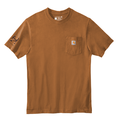 Hilbers "Duck Camo" Carharrt Brown Work T-Shirt - CTK87