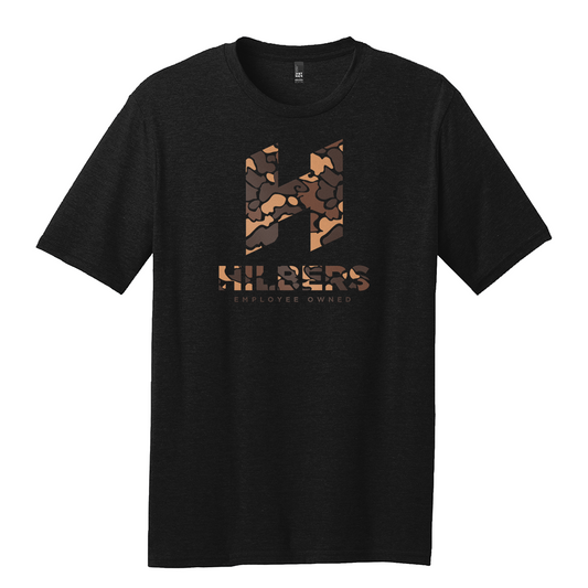 Hilbers "Duck Camo" Black T-Shirt - DM108