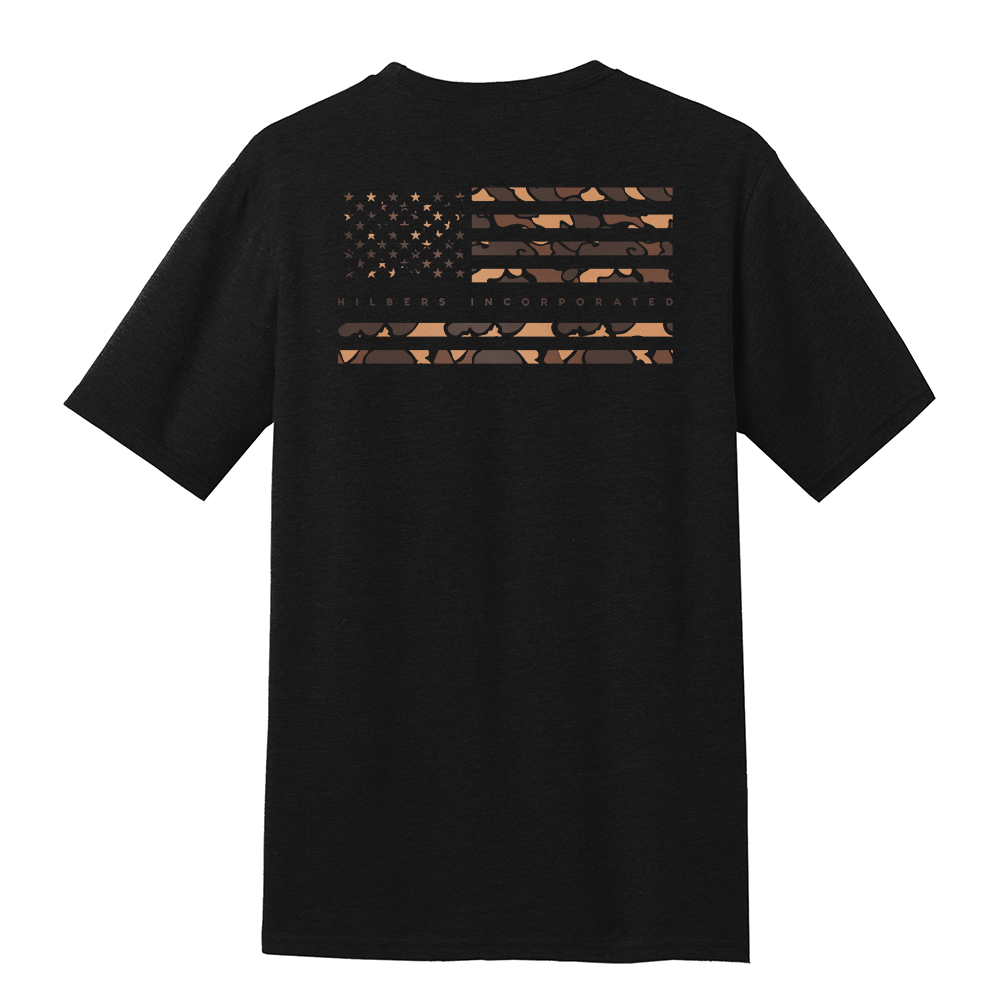 Hilbers "Duck Camo" Black T-Shirt - DM108