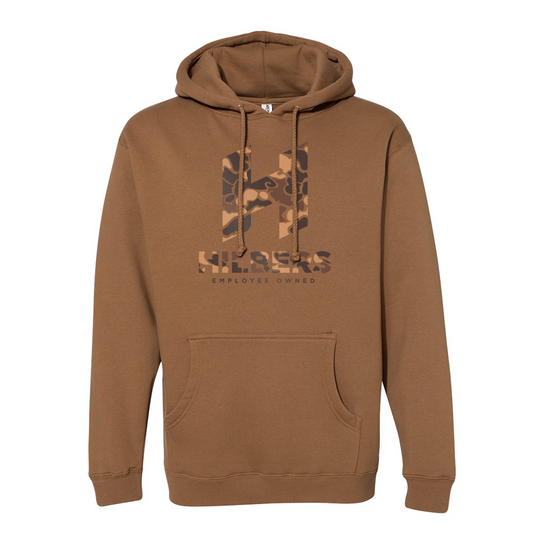 Hilbers "Duck Camo" Saddle Brown Hoodie - IND4000