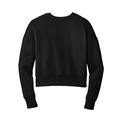 Hilbers ESTB 1962 Women's Black Cropped Crew Sweatshirt - DT1105