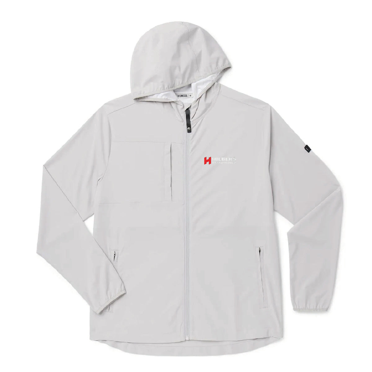 Hilbers Embroidered Bodega Hooded Performance Full-Zip Jacket