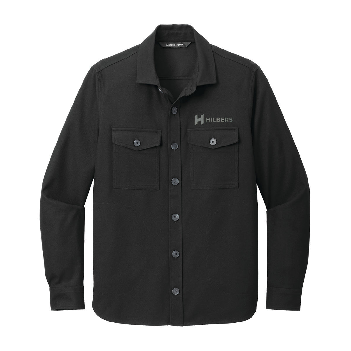Hilbers Long Sleeve Twill Overshirt