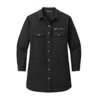 Hilbers Women's Long Sleeve Twill Overshirt