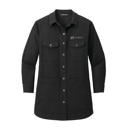 Hilbers Women's Long Sleeve Twill Overshirt