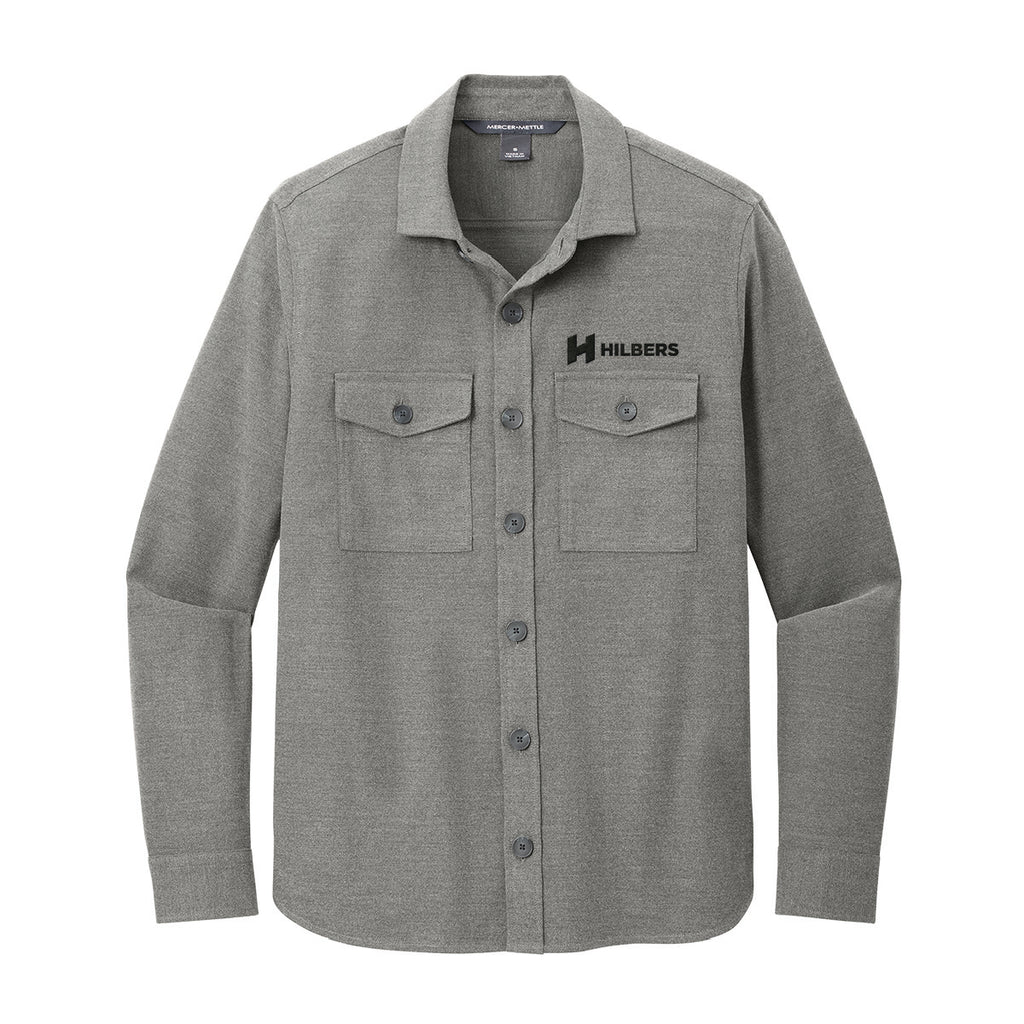 Hilbers Long Sleeve Twill Overshirt