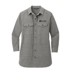 Hilbers Women's Long Sleeve Twill Overshirt