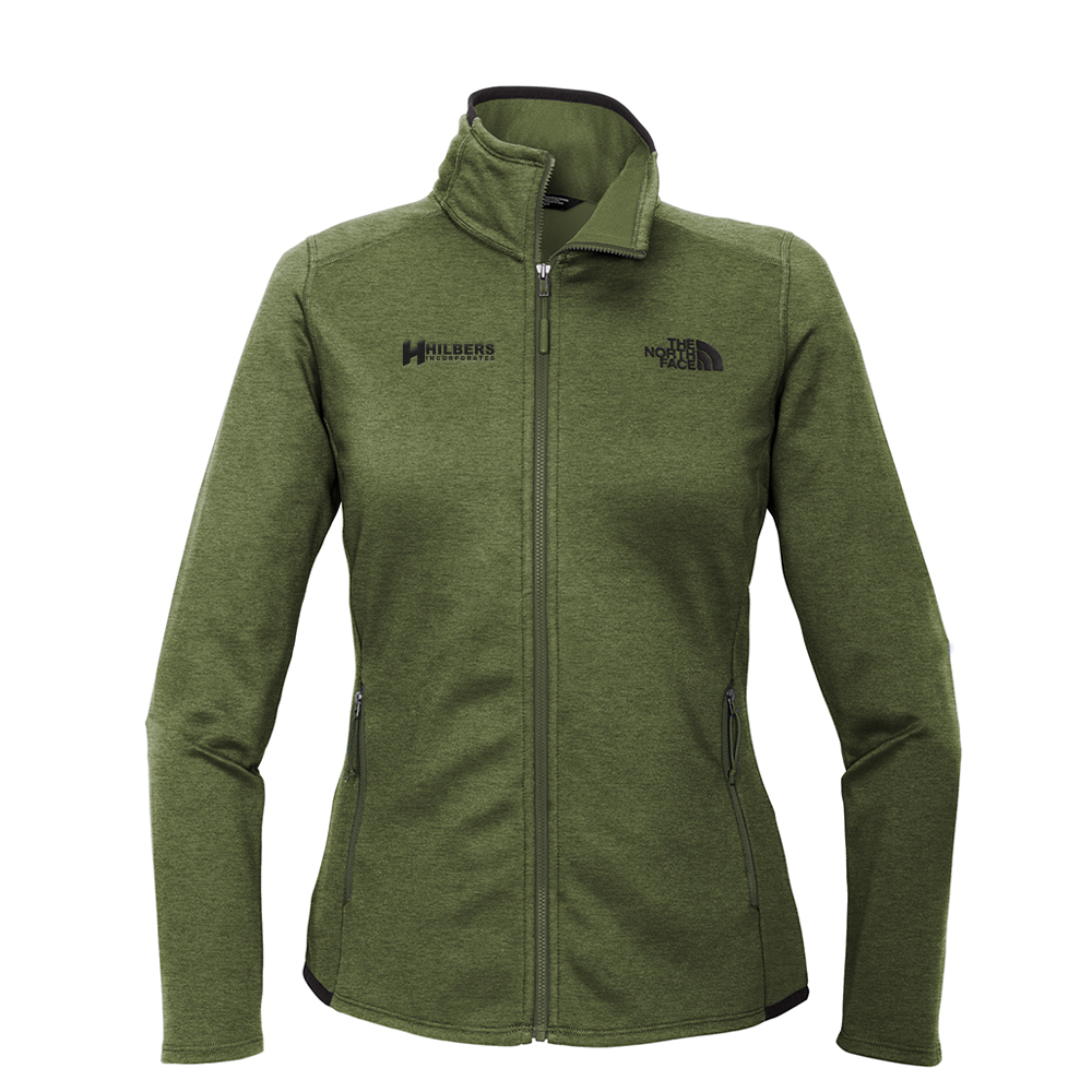 Hilbers Ladies Embroidered Logo North Face Skyline Full-Zip Fleece Jacket Jacket - Multiple Colorways