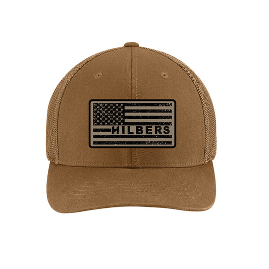 Hilbers Flag Carhartt Brown Trucker Hat - OSFM - CT106577