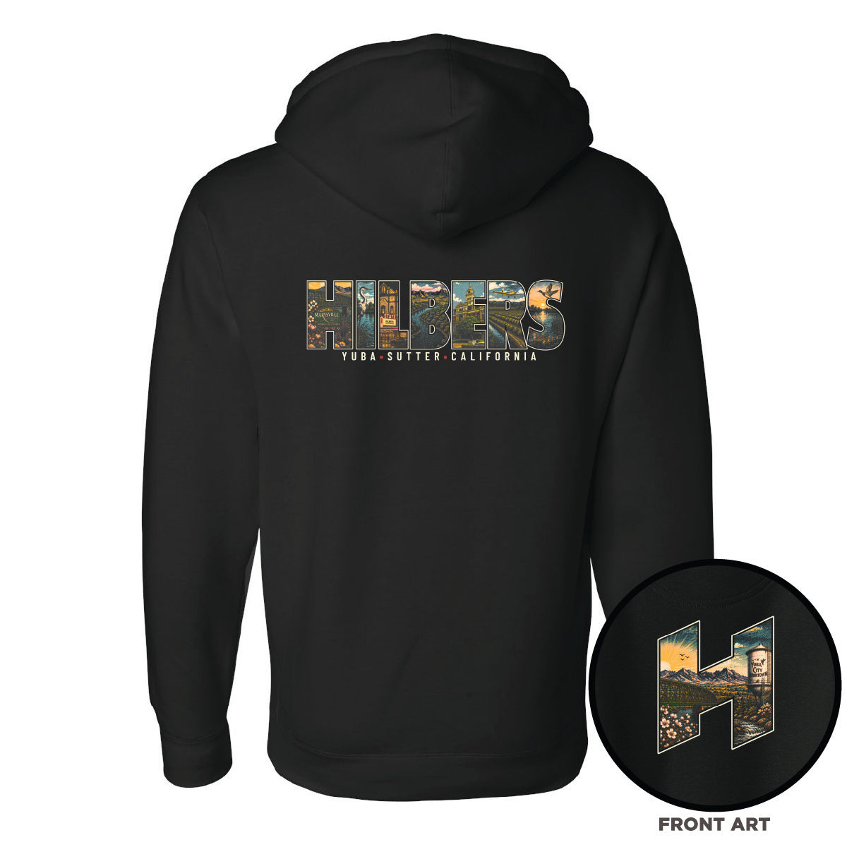 Hilbers NorCal Collage Heavyweight Hoodie