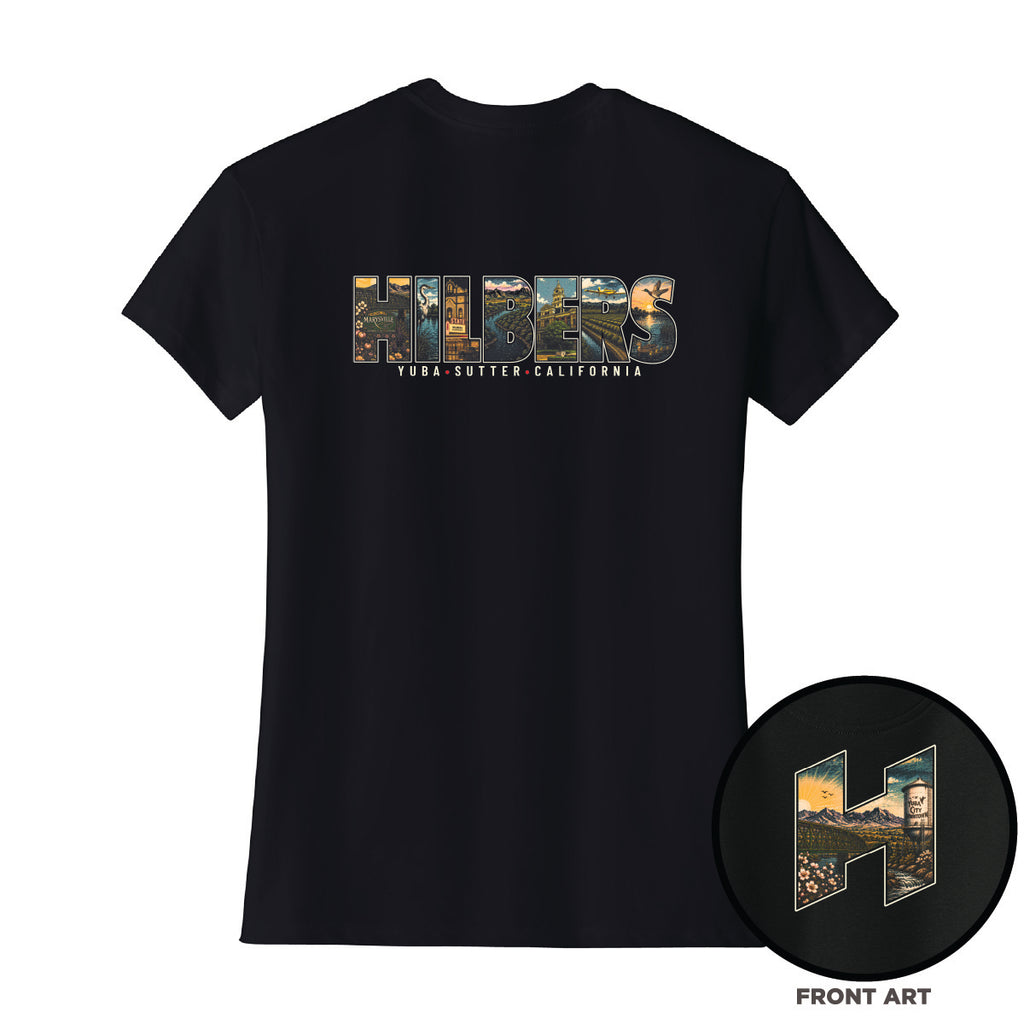 Hilbers Women's NorCal Collage Relaxed Fit T-Shirt