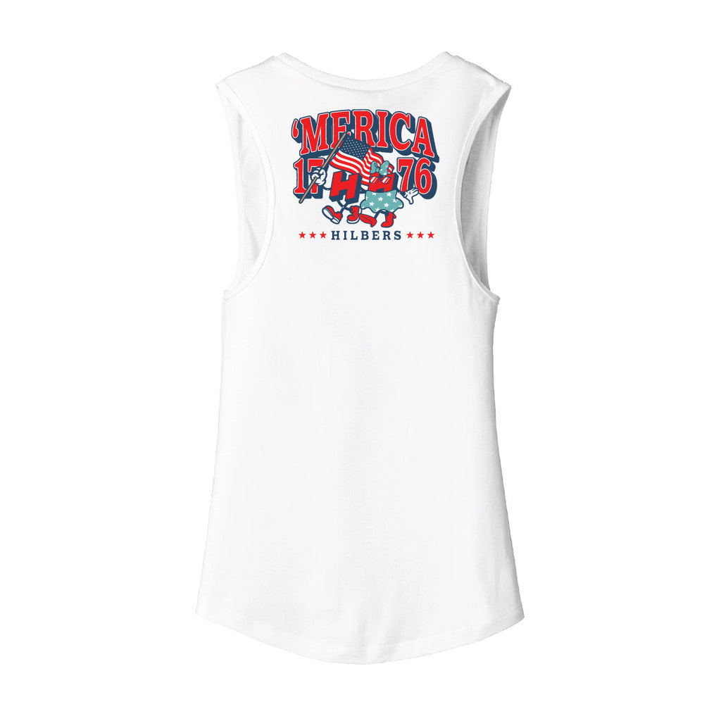 Hilbers "'Merica" Women's Muscle Tank