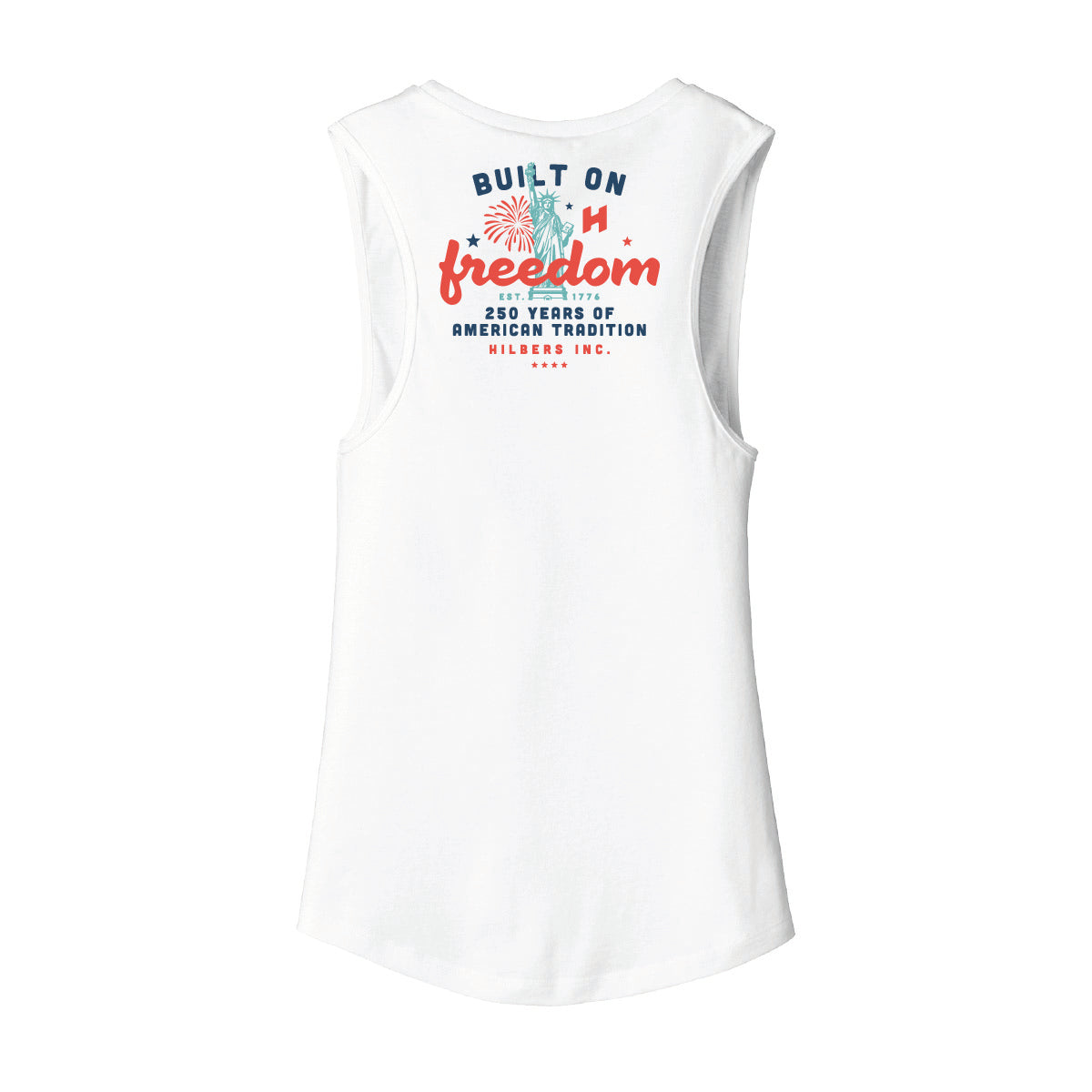 Hilbers "Built On Freedom" Women's Muscle Tank