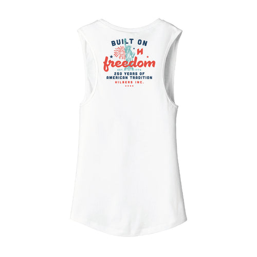 Hilbers "Built On Freedom" Women's Muscle Tank