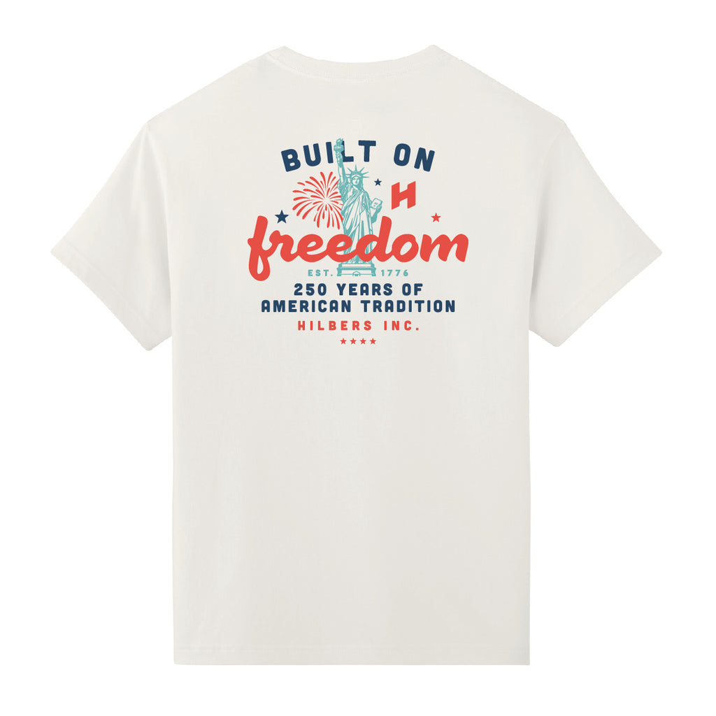 Hilbers "Built On Freedom" Heavyweight T-Shirt