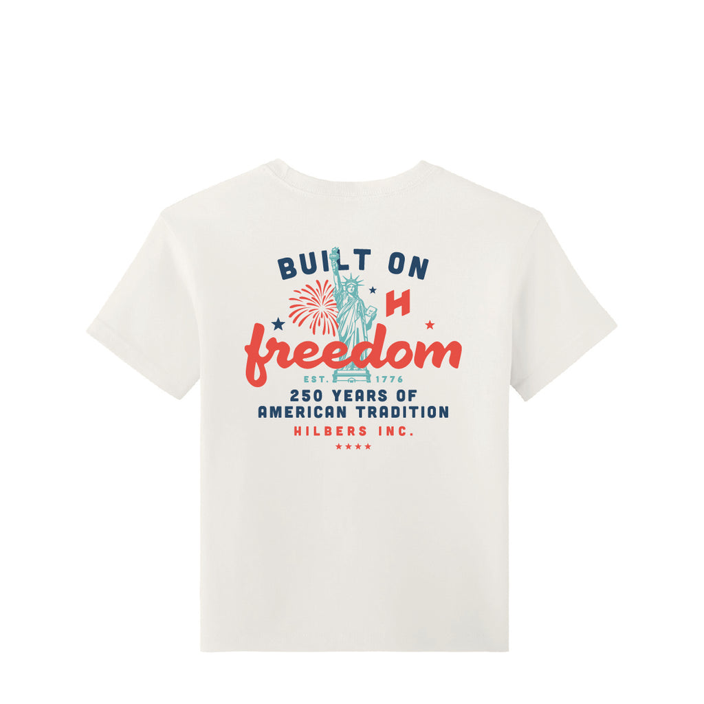 Hilbers "Built On Freedom" Youth Heavyweight T-Shirt