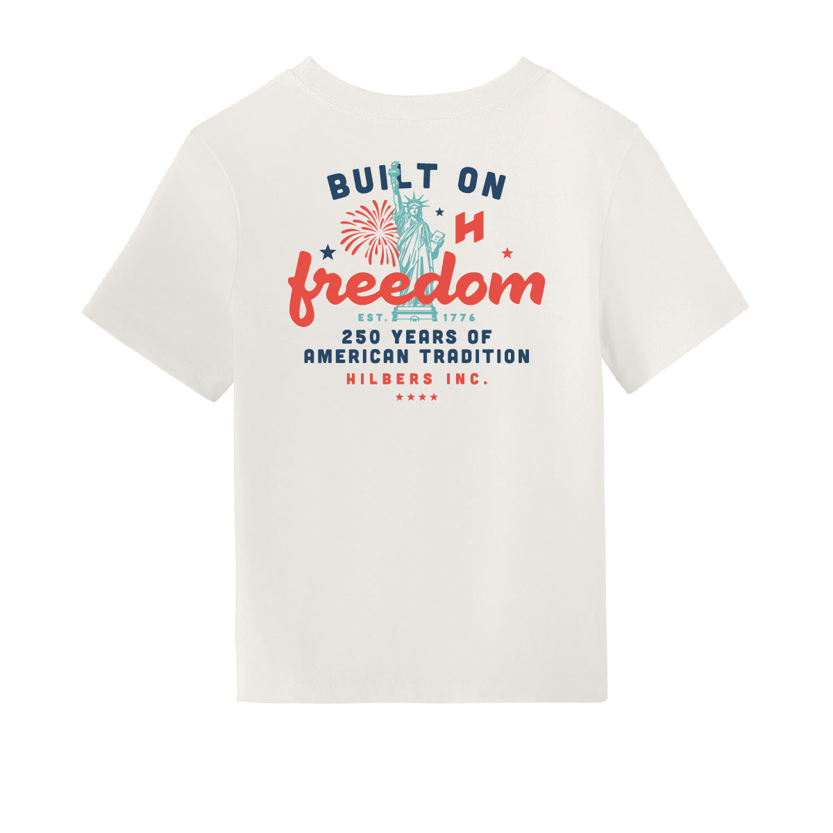Hilbers "Built On Freedom" Women's Heavyweight Boxy Tee