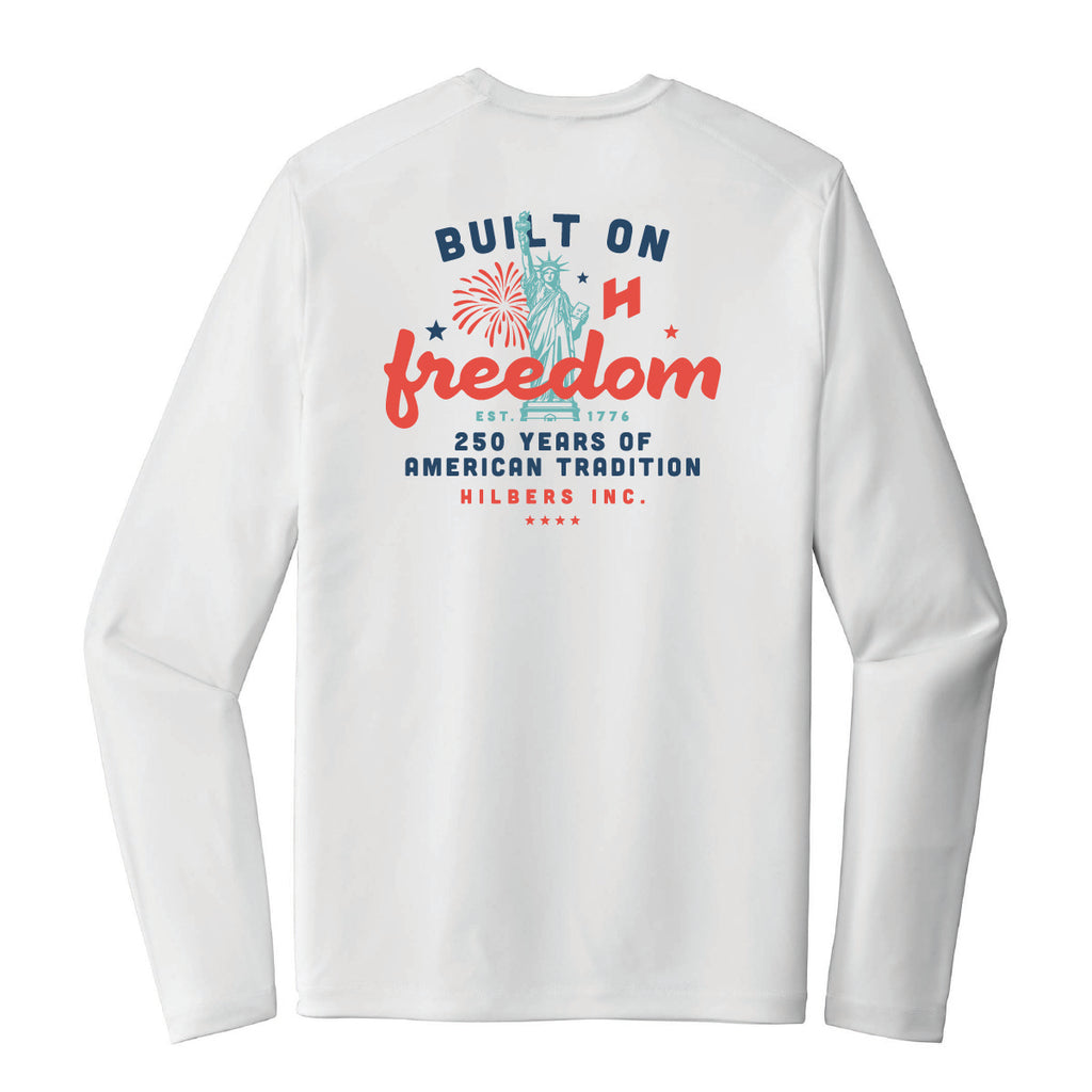 Hilbers "Built On Freedom" UPF Long Sleeve Tee