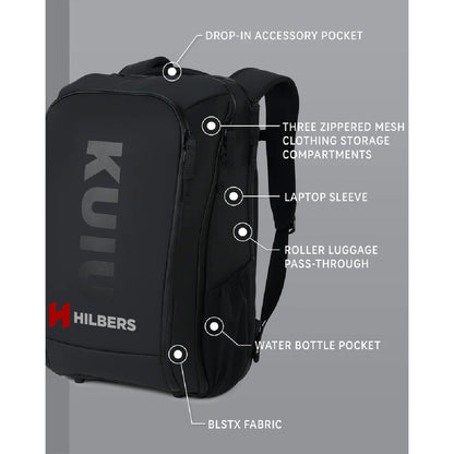 Hilbers Logo KUIU Waypoint Travel Black Backpack