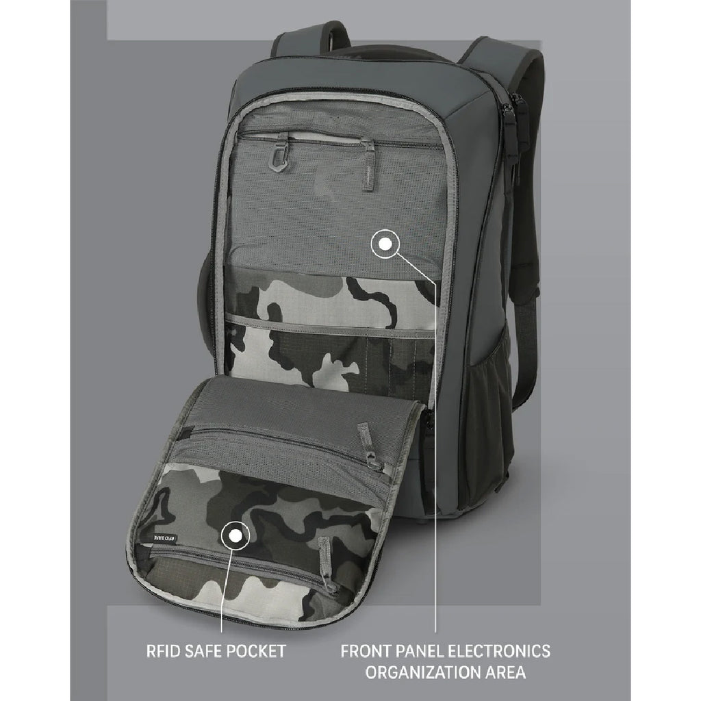 Hilbers Logo KUIU Waypoint Travel Black Backpack