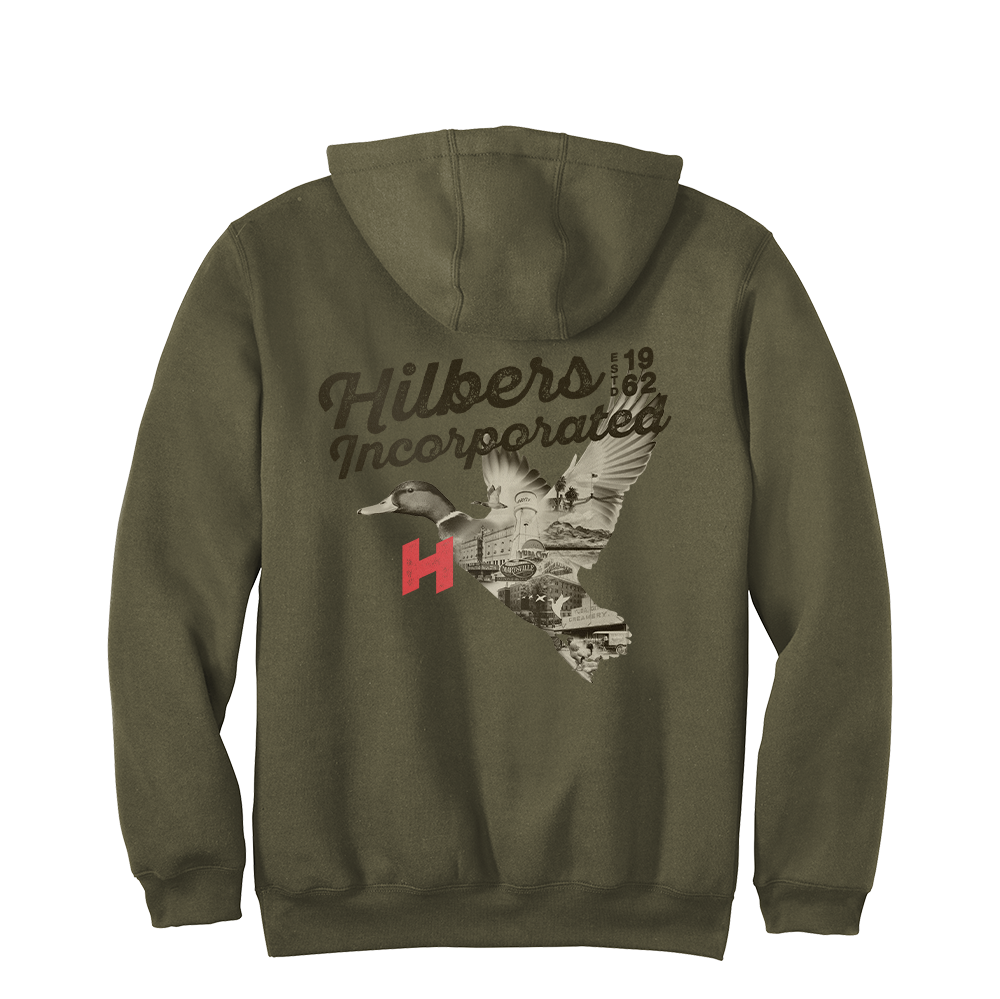 Hilbers Landmarks Carhartt® Midweight Hooded Sweatshirt - CTK121 - Moss