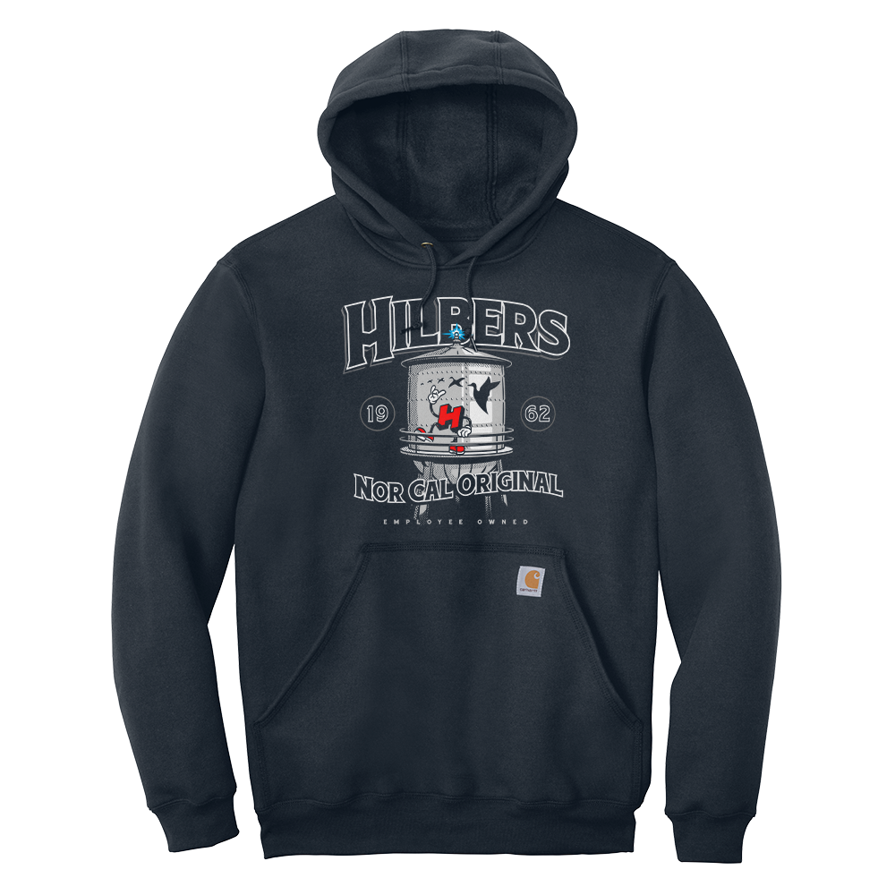 Hilbers Watertower Carhartt® Midweight Hooded Sweatshirt - CTK121 - New Navy