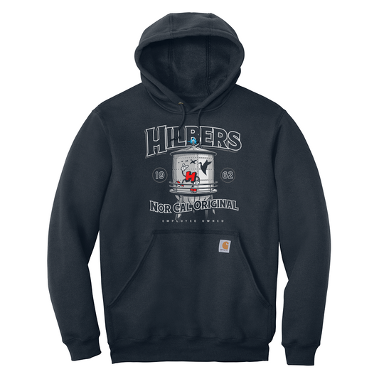 Hilbers Watertower Carhartt® Midweight Hooded Sweatshirt - CTK121 - New Navy