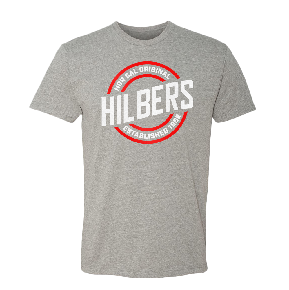 Hilbers ESTB 1962 Light Heather Grey T-Shirt - DM108