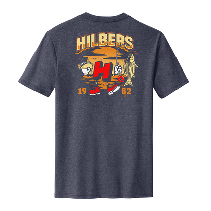 Hilbers Fishin' Navy T-Shirt - DM108