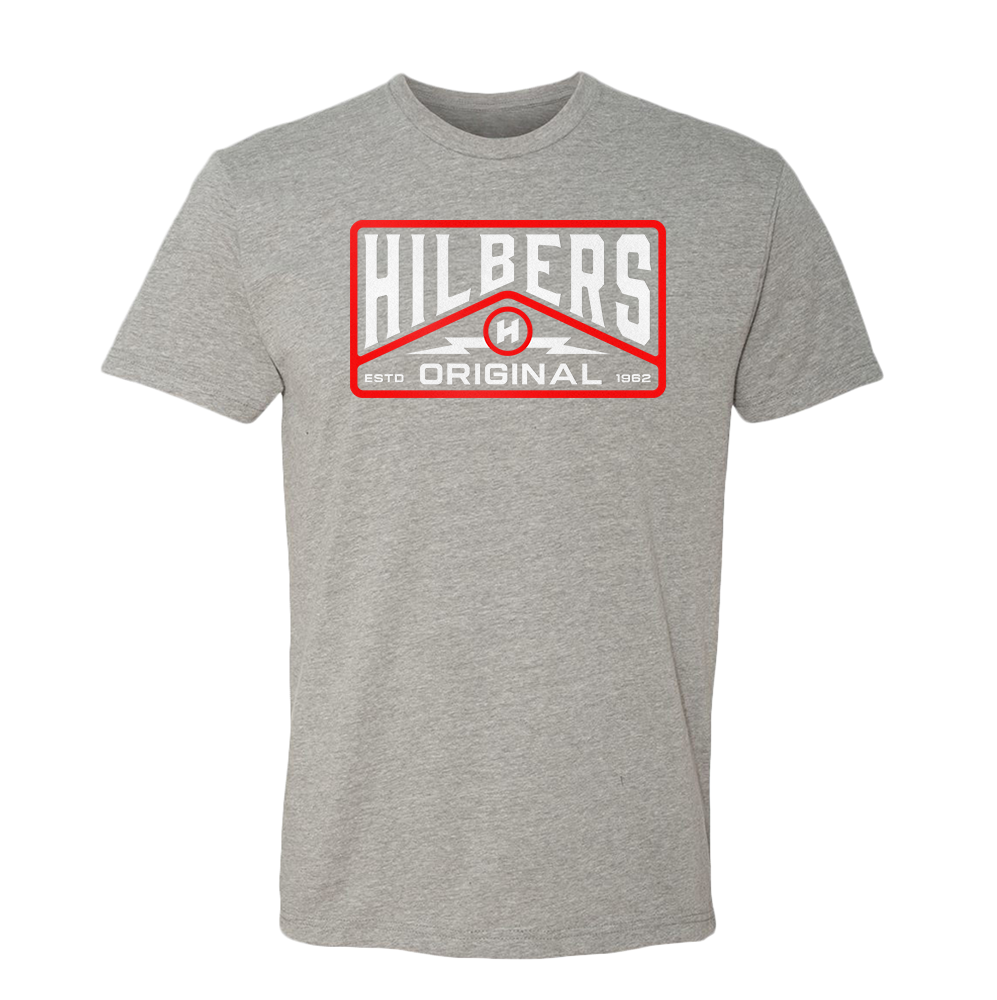 Hilbers Lightning Light Heather Grey T-Shirt - DM108