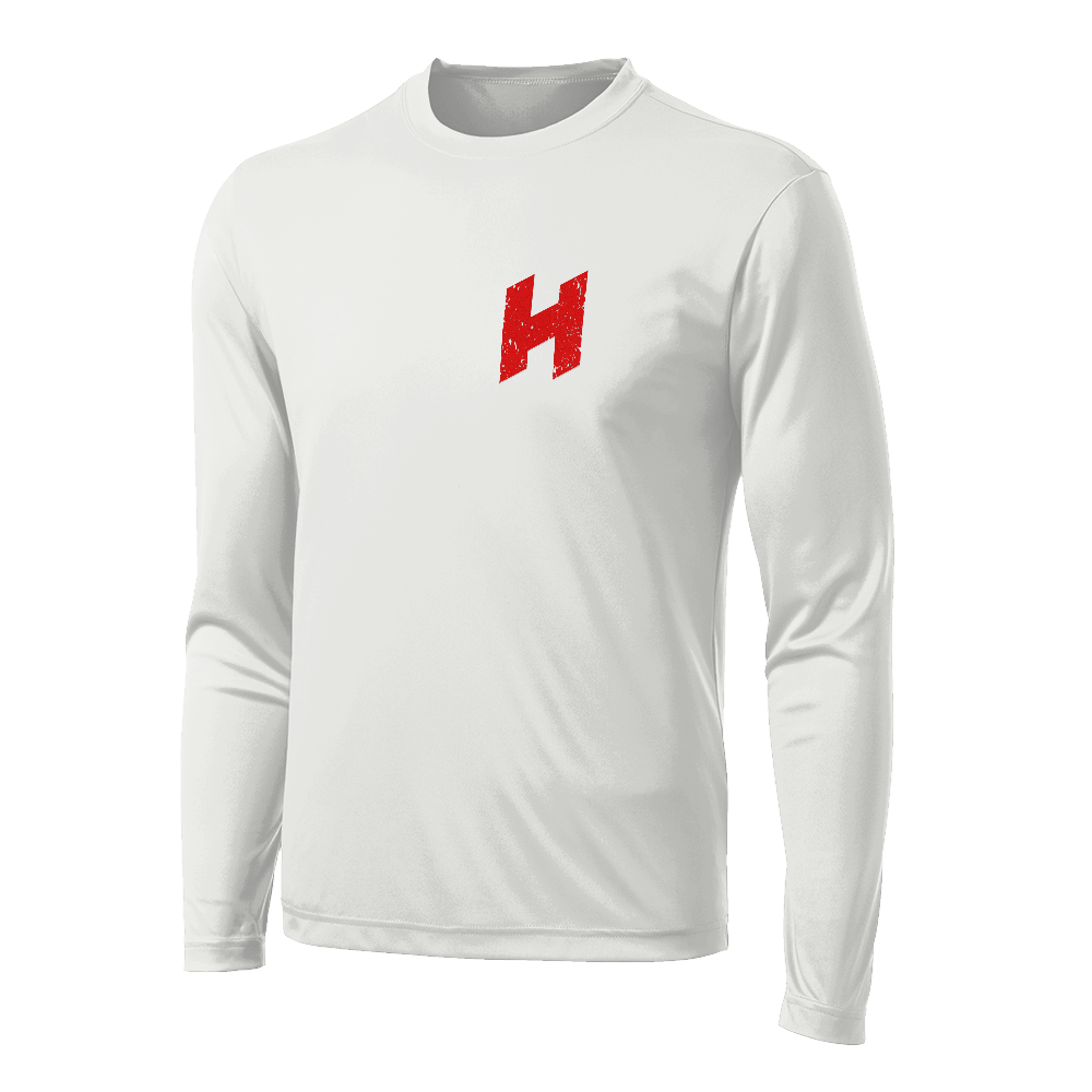 Hilbers Nation Red/Blue White UPF Long Sleeve Shirt - ST350LS