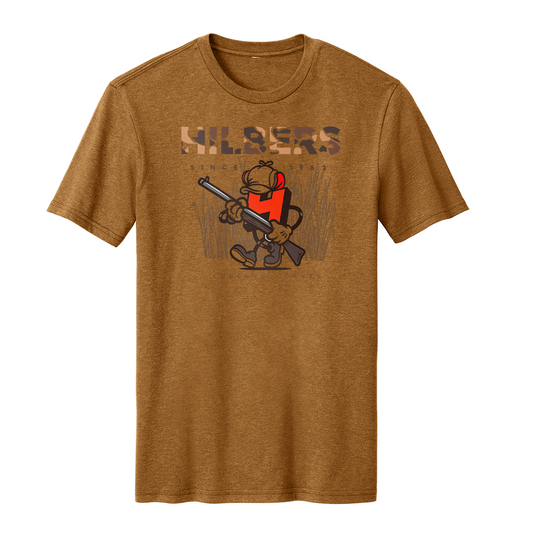 Hilbers "Hunter" Duck Brown Heather T-Shirt - DM108