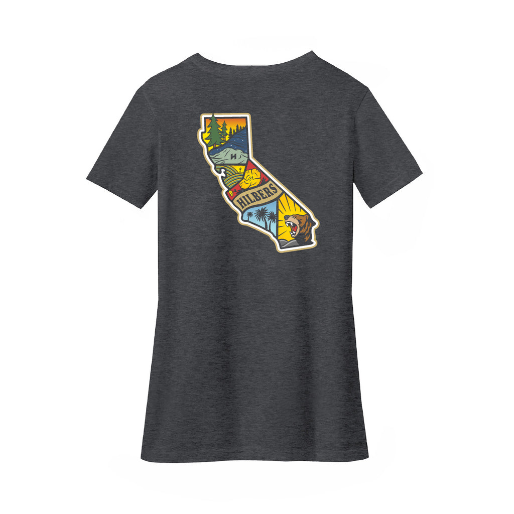 Hilbers California Living Ladies V-Neck T-Shirt - Multiple Colorways