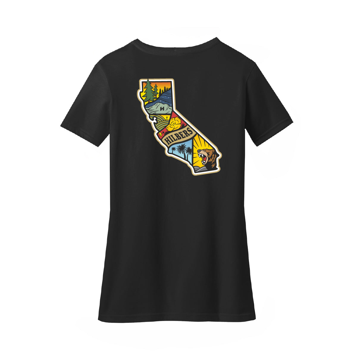 Hilbers California Living Ladies V-Neck T-Shirt - Multiple Colorways