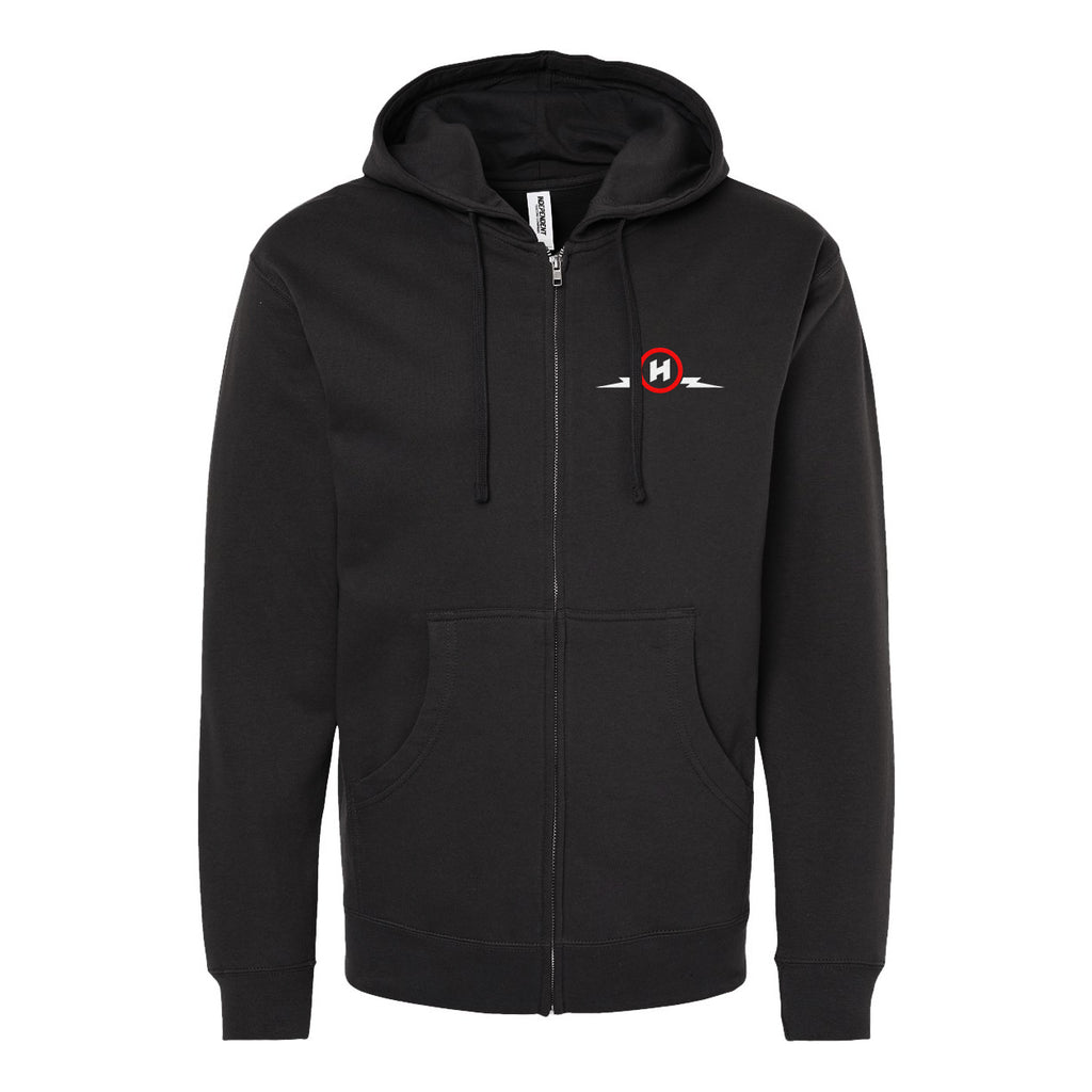 Hilbers Lightning Black Zip Hoodie - SS4500Z