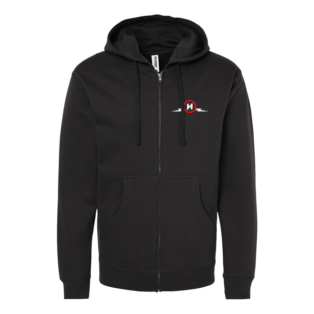 Hilbers Lightning Black Zip Hoodie - SS4500Z