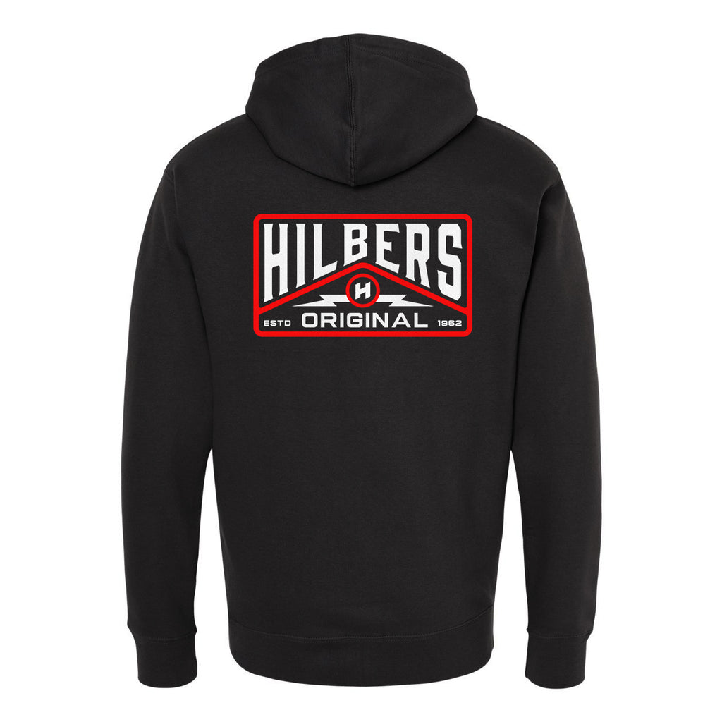 Hilbers Lightning Black Zip Hoodie - SS4500Z