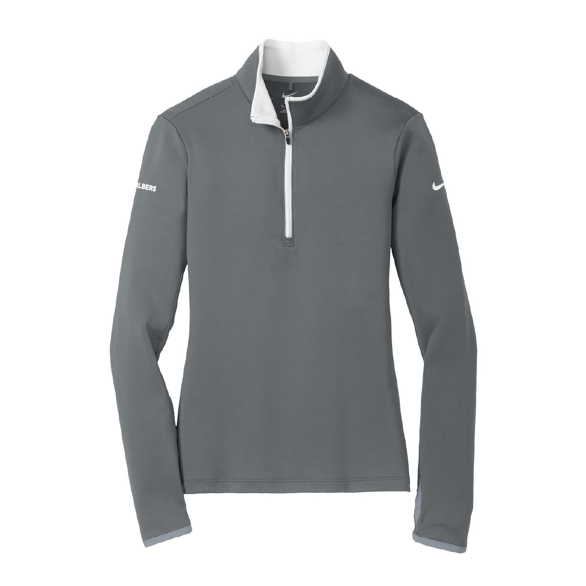 Hilbers Women's Embroidered Nike Dri-FIT Stretch 1/2-Zip Cover-Up