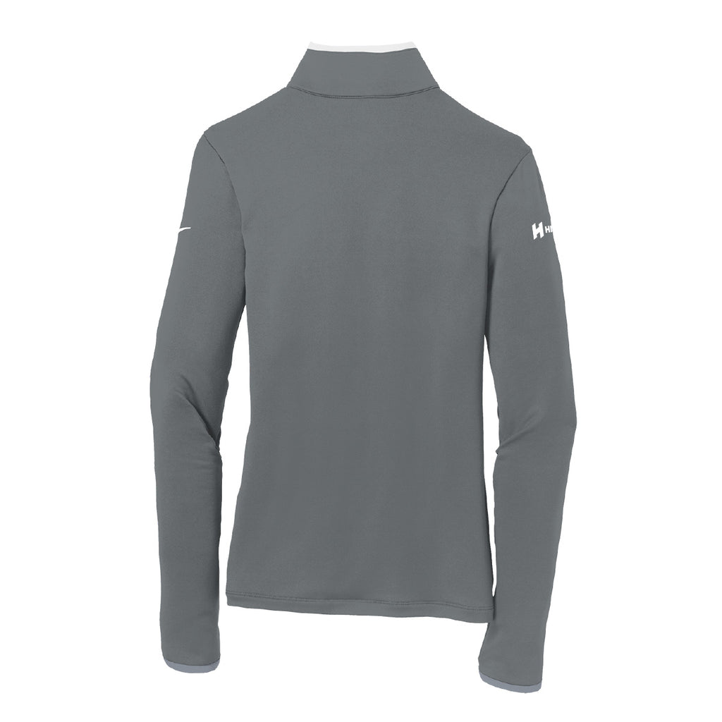 Hilbers Women's Embroidered Nike Dri-FIT Stretch 1/2-Zip Cover-Up