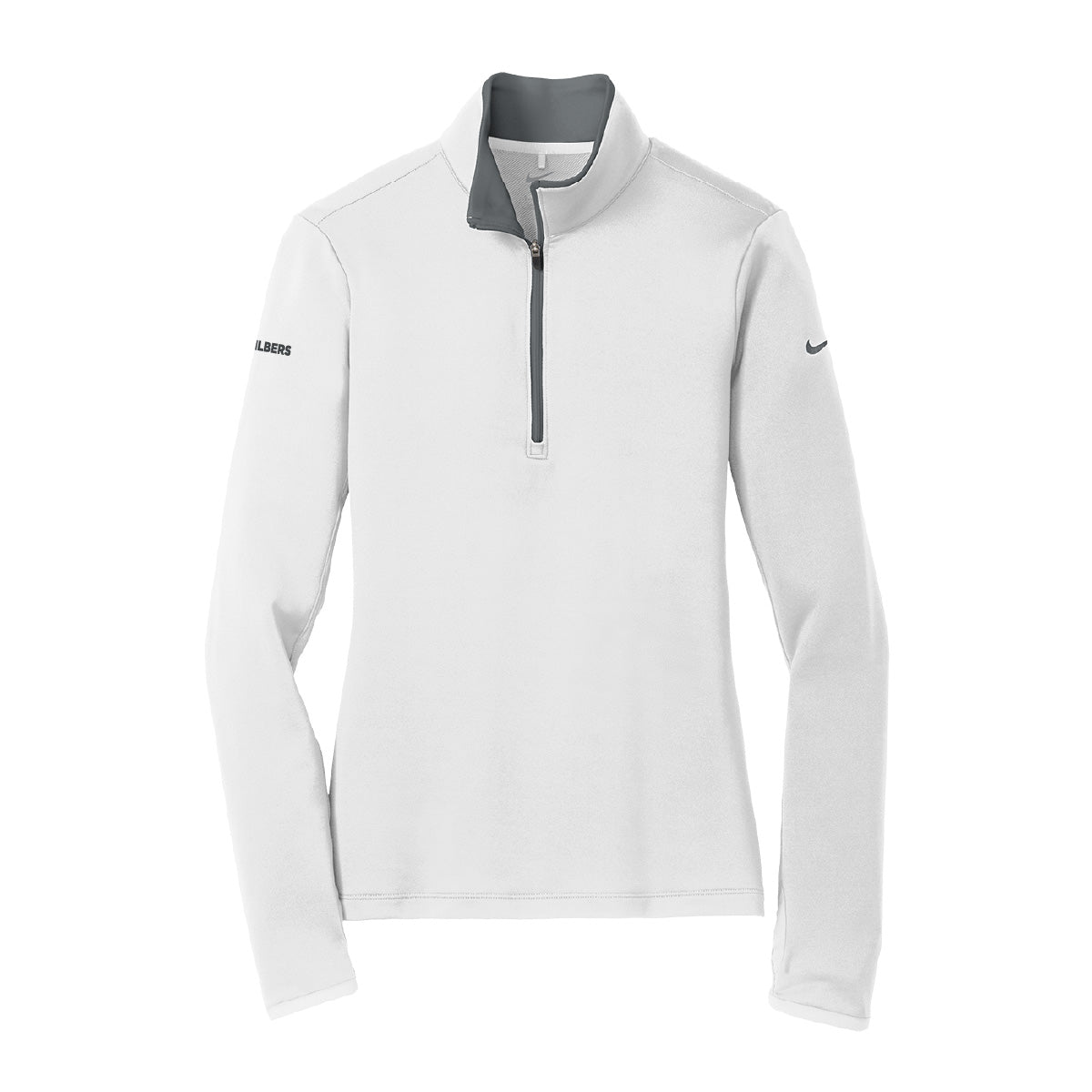 Hilbers Women's Embroidered Nike Dri-FIT Stretch 1/2-Zip Cover-Up