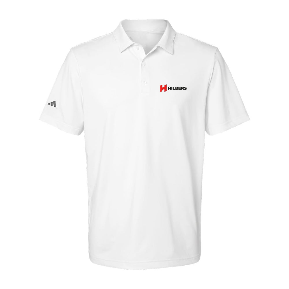 Hilbers Logo Men's Adidas Ultimate365 Solid Polo
