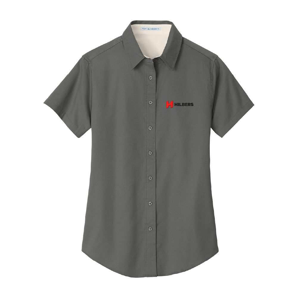 Hilbers Embroidered Logo Women's Port Authority® Short Sleeve Easy Care Shirt