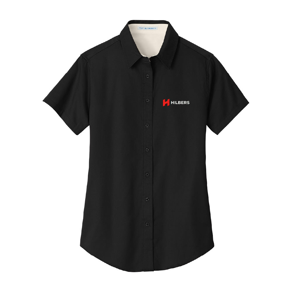 Hilbers Logo Women's Port Authority® Short Sleeve Easy Care Shirt