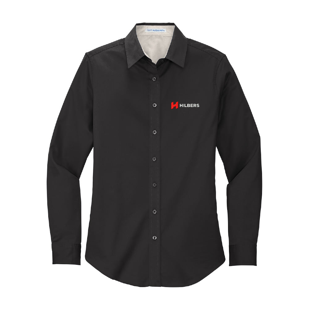 Hilbers Embroidered Logo Women's Port Authority® Easy Care Long Sleeve Shirt