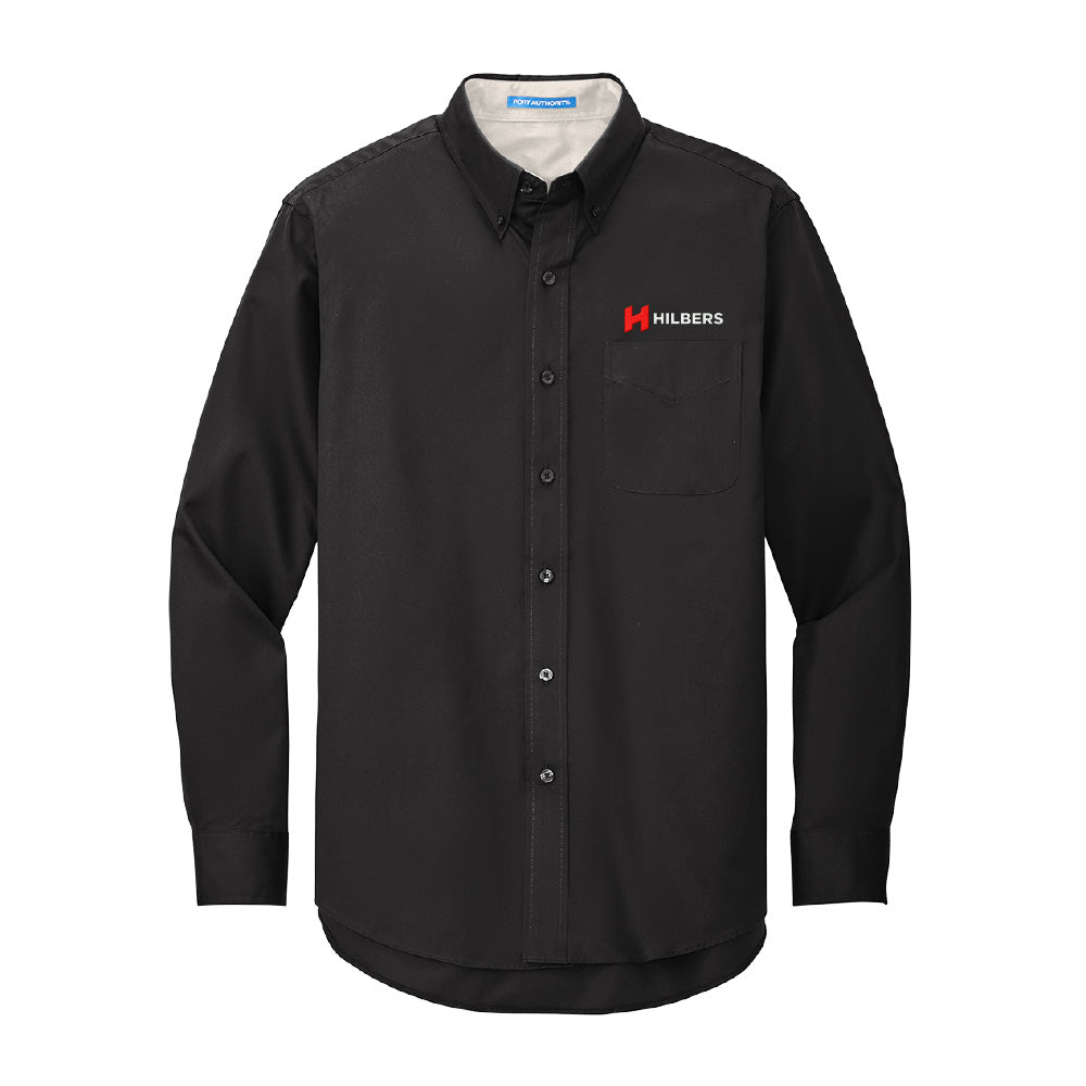 Hilbers Logo Men's Port Authority® Easy Care Long Sleeve Shirt