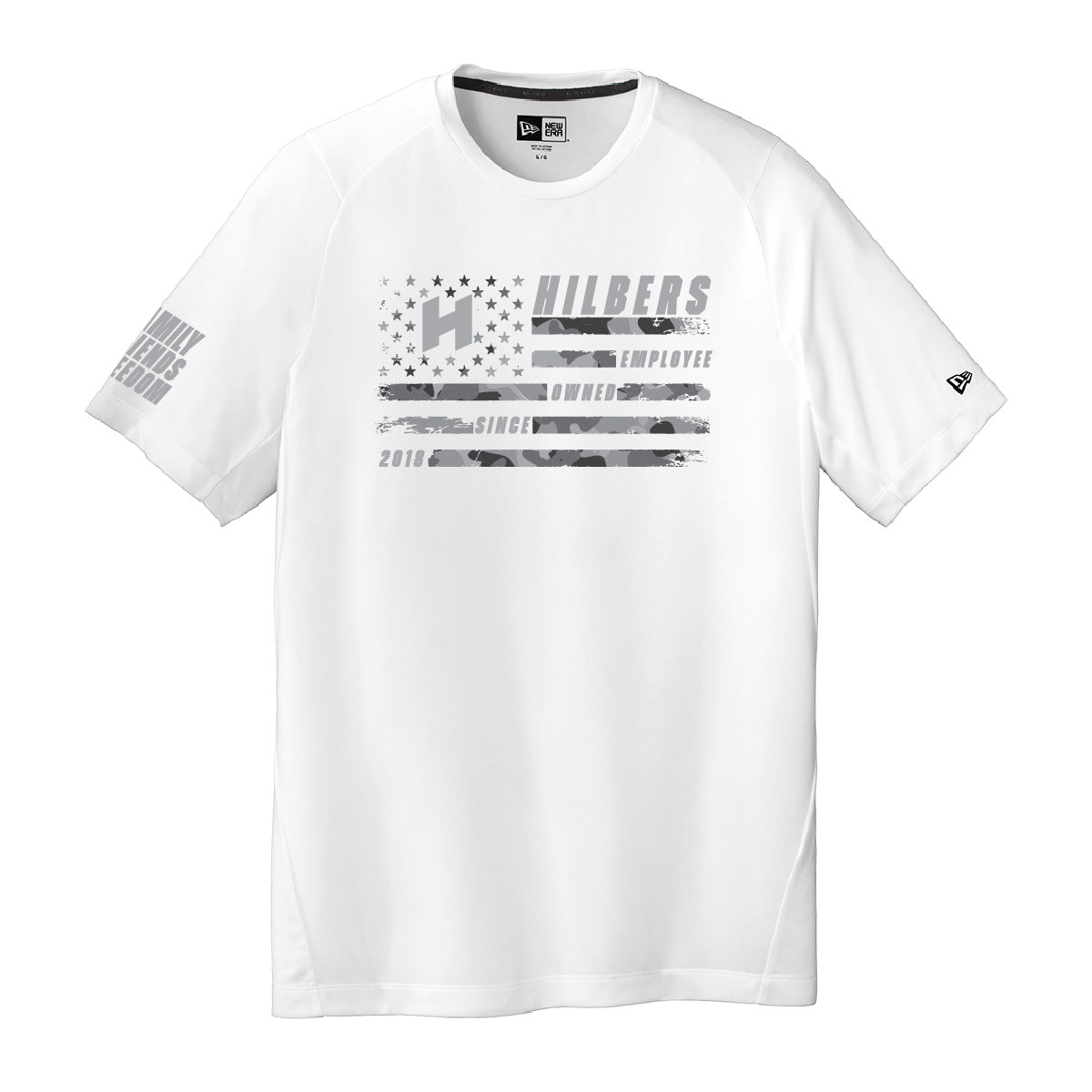 Hilbers 2025 July 4th New Era® Series Performance Crew Tee - Multiple Colorways