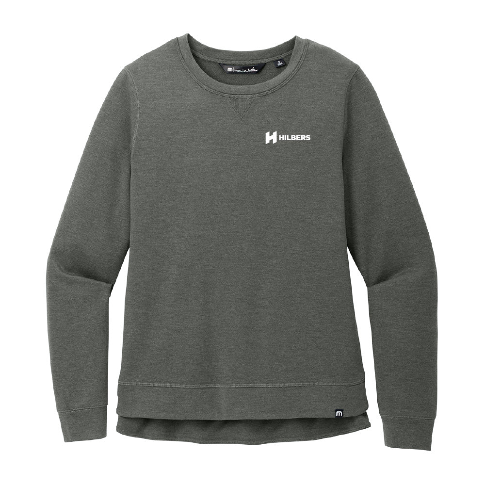 Hilbers Logo Women's TravisMathew Long Weekend Crew