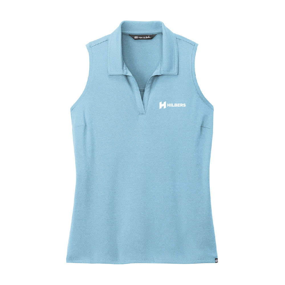 Hilbers Logo Women's TravisMathew Coto Performance Sleeveless Polo